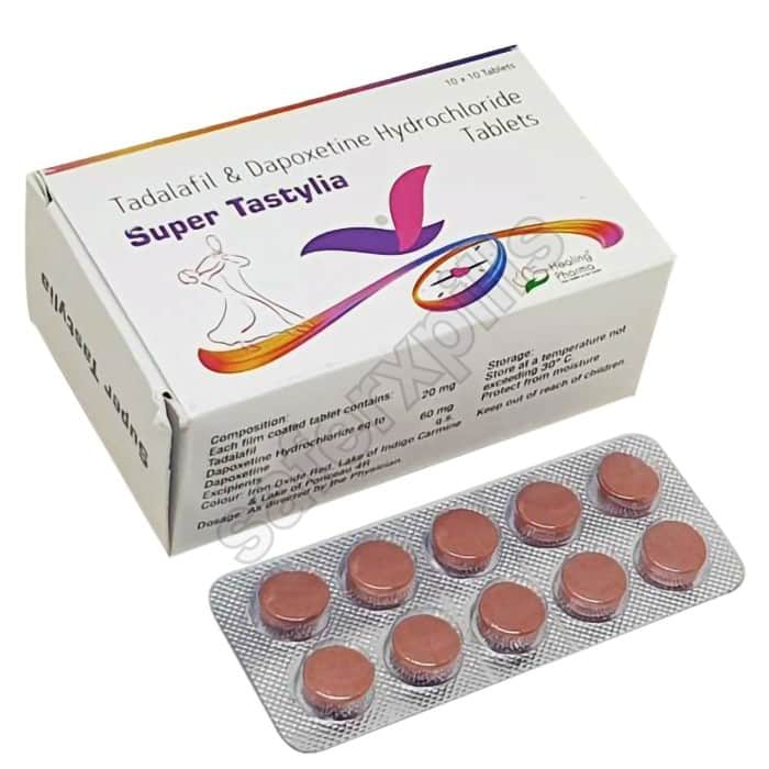 Buy Super Tastiliya - Tadalafil/Dapoxetine | SafeRxPills