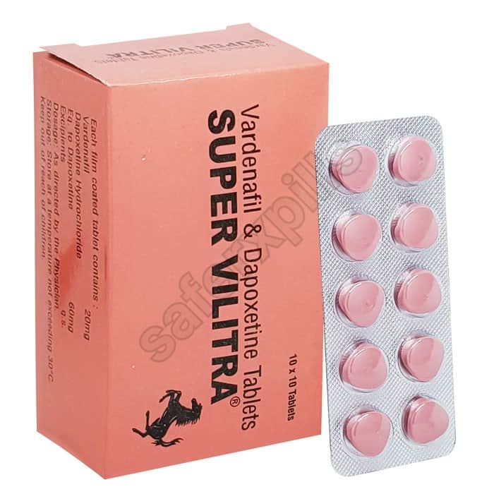 Buy Super Vilitra - Vardenafil/Dapoxetine | SafeRxPills