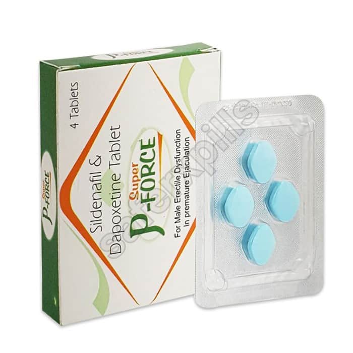 Buy Super P-Force - Sildenafil/Dapoxetine | SafeRxPills
