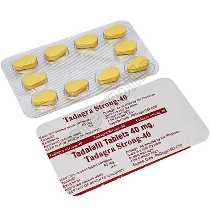Buy Tadagra Strong 40mg - Tadalafil | SafeRxPills