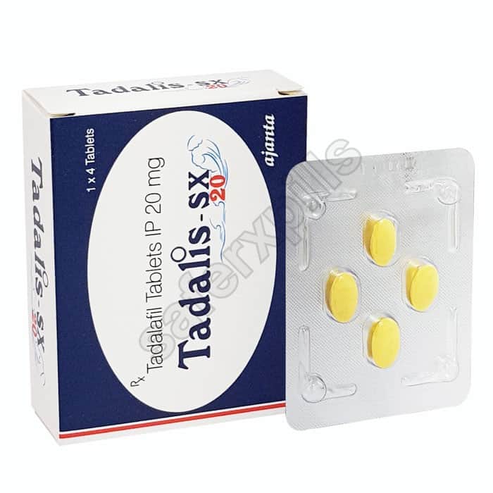 Buy Tadalis SX 20mg - Tadalafil | SafeRxPills