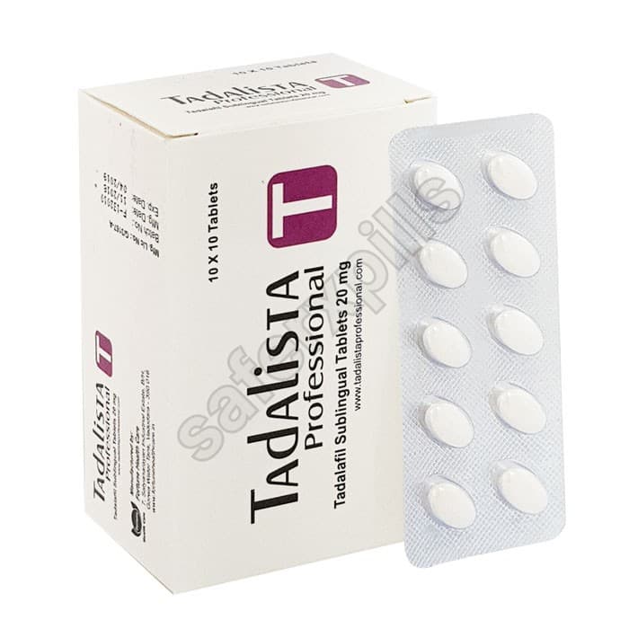 Buy Tadalista Professional 20mg - Tadalafil | SafeRxPills