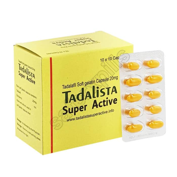Buy Tadalista Super Active - Tadalafil | SafeRxPills