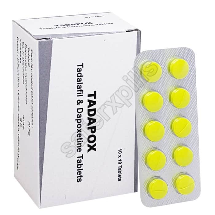 Buy Tadapox - Tadalafil/Dapoxetine | SafeRxPills