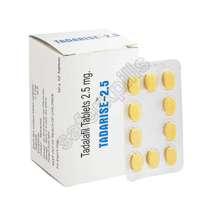 Buy Tadarise 2.5mg - Tadalafil | SafeRxPills