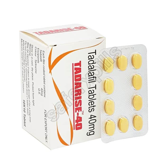 Buy Tadarise 40mg - Tadalafil | SafeRxPills