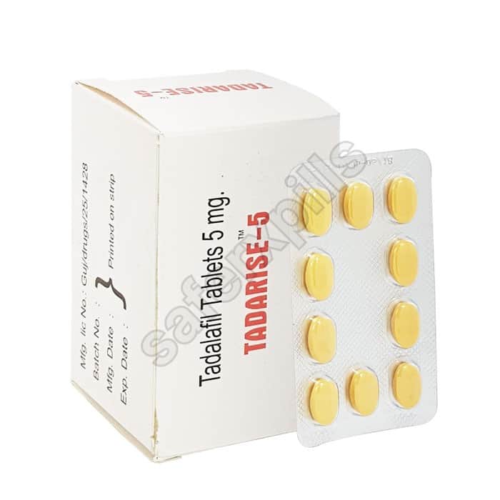 Buy Tadarise 5mg - Tadalafil | SafeRxPills