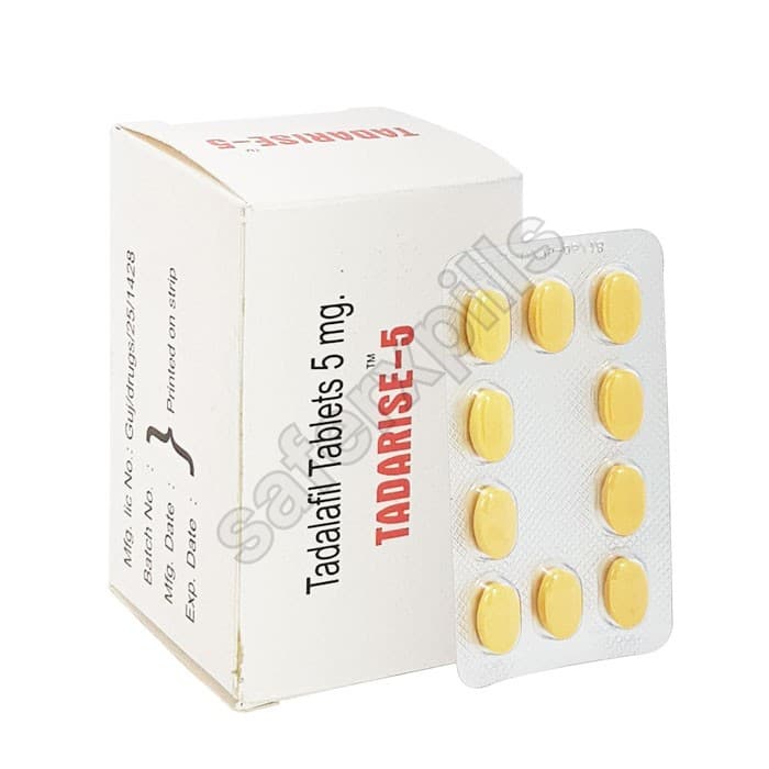 Buy Tadarise 5mg - Tadalafil | SafeRxPills