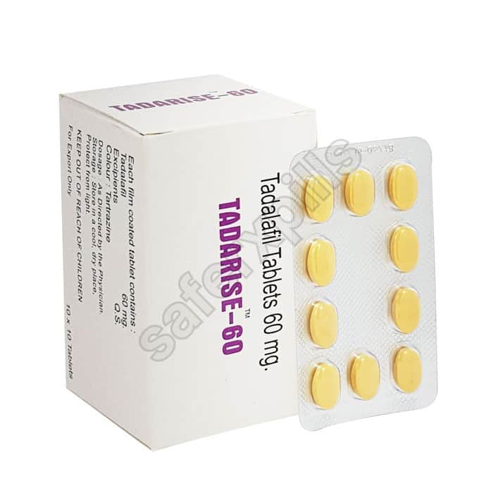 Buy Tadarise 60mg - Tadalafil | SafeRxPills