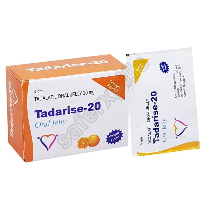 Buy Tadarise oral Jelly - Tadalafil | SafeRxPills