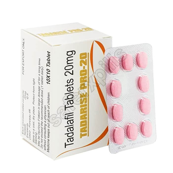 Buy Tadarise PRO 20mg - Tadalafil | SafeRxPills