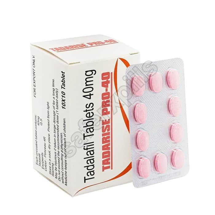 Buy Tadarise PRO 40mg - Tadalafil | SafeRxPills