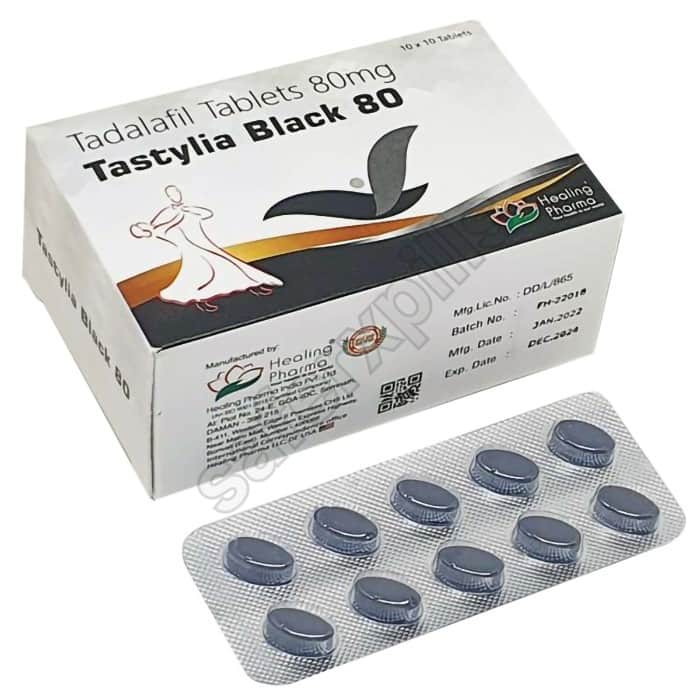 Buy Tastylia Black 80mg - Tadalafil | SafeRxPills