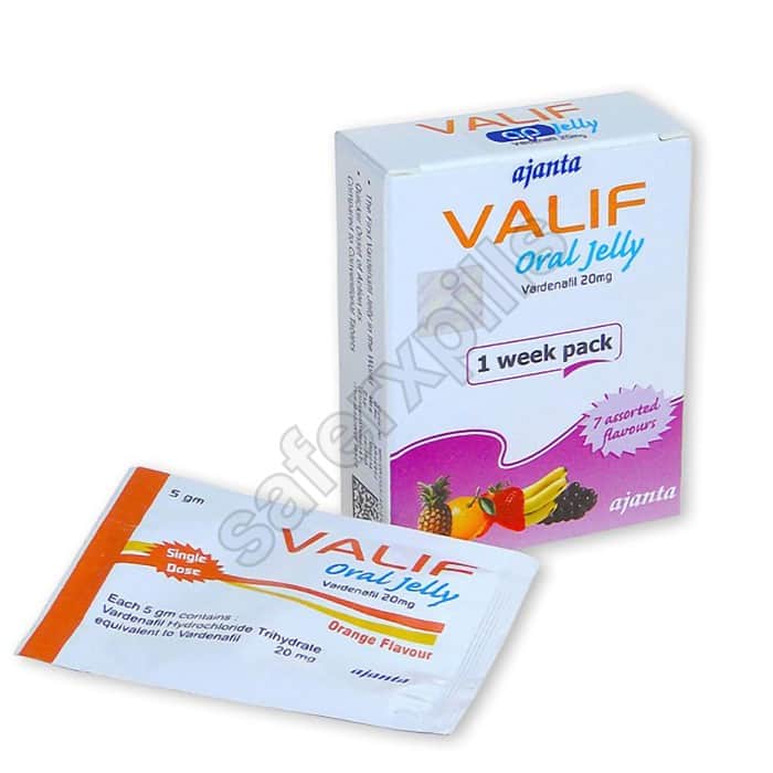 Buy Valif Oral Jelly - Vardenafil | SafeRxPills