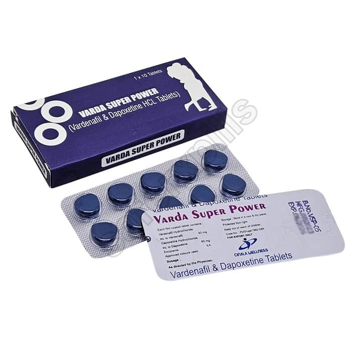 Buy Varda Super Power - Vardenafil/Dapoxetine | SafeRxPills