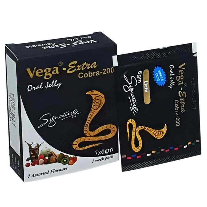 Buy Vega Extra Cobra 200 - Sildenafil Citrate | SafeRxPills