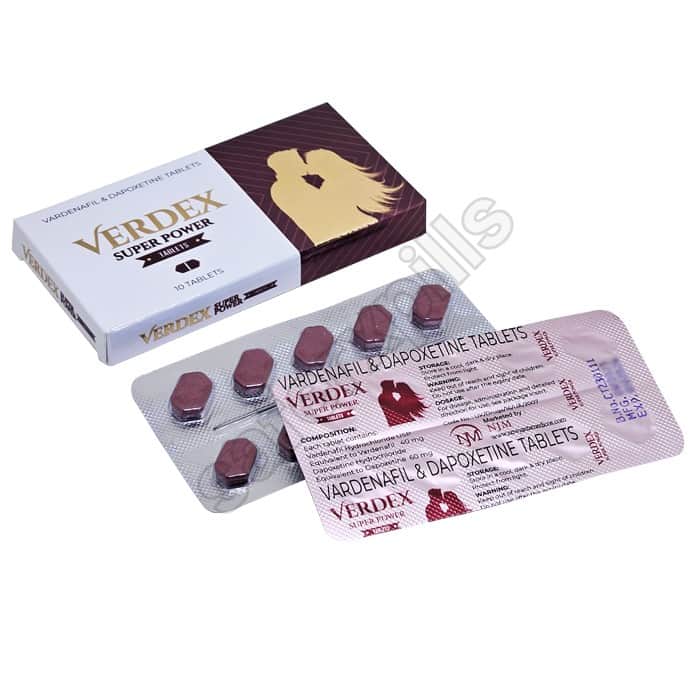 Buy Verdex Super Power - Vardenafil/Dapoxetine | SafeRxPills