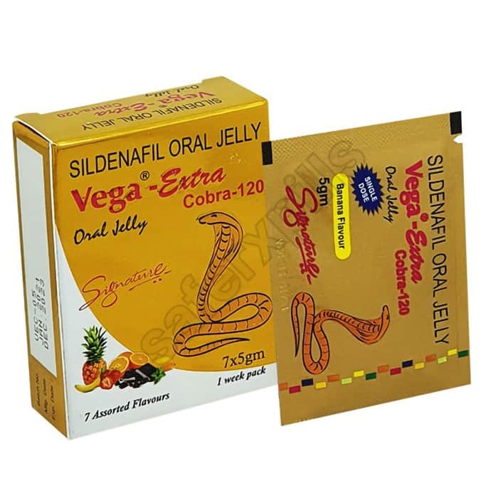 Buy Vega Extra Cobra 120 - Sildenafil Citrate | SafeRxPills