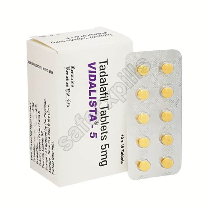 Buy Vidalista 5mg - Tadalafil | SafeRxPills