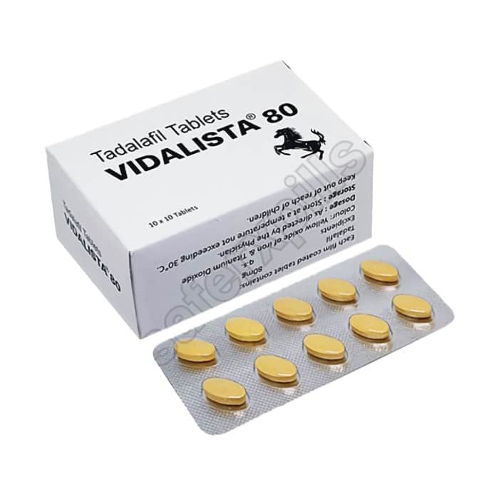 Buy Vidalista 80mg - Tadalafil | SafeRxPills