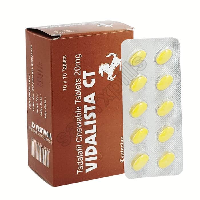 Buy Vidalista CT 20mg - Tadalafil | SafeRxPills
