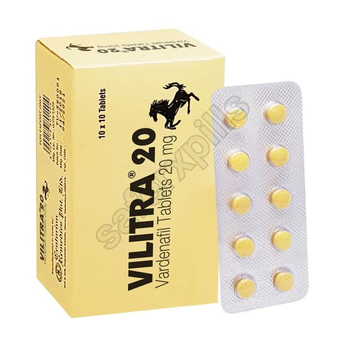 Buy Vilitra 20mg - Vardenafil | SafeRxPills
