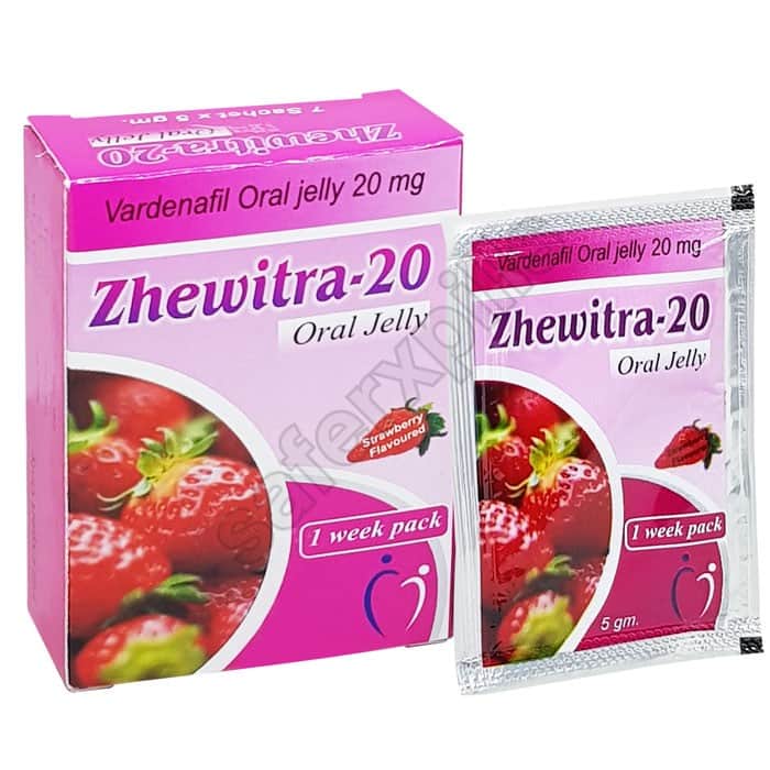 Buy Zhewitra Jelly - Vardenafil | SafeRxPills