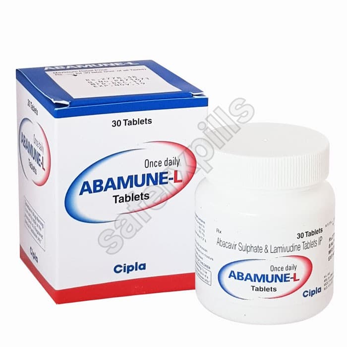 Buy Abamune L Tablet ((Abacavir/Lamivudine)) online | SafeRxPills