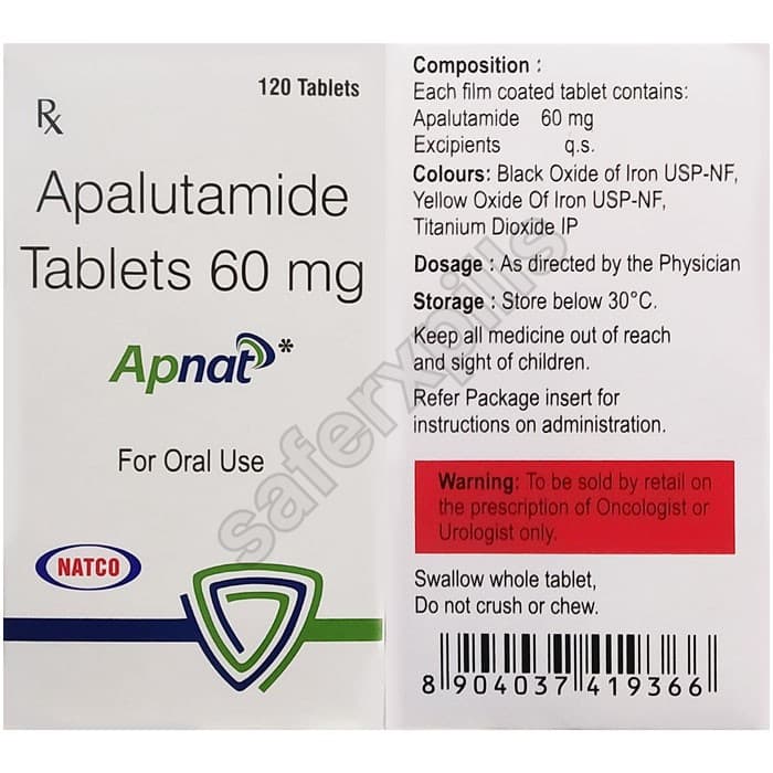 Buy Apnat 60mg (Apalutamide) online | SafeRxPills