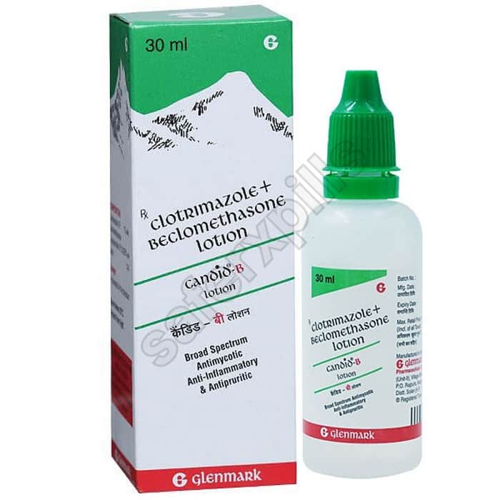 Buy Candid B Lotion (Clotrimazole/Beclometasone) online | SafeRxPills