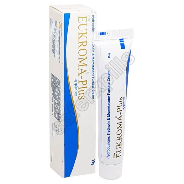 Buy Eukroma Plus Cream - Hydroquinone/Tretinoin/Mometasone | SafeRxPills