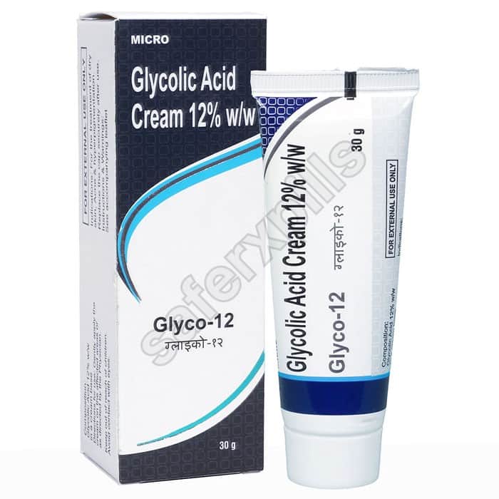 Buy Glyco 12 Cream - Glycolic Acid | SafeRxPills