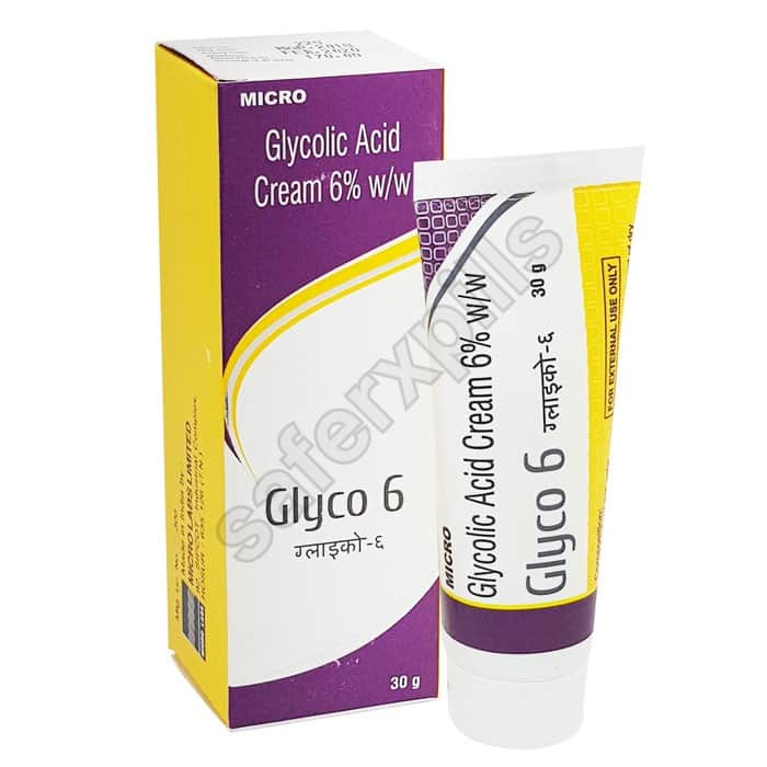 Buy Glyco 6 Cream - Glycolic Acid | SafeRxPills