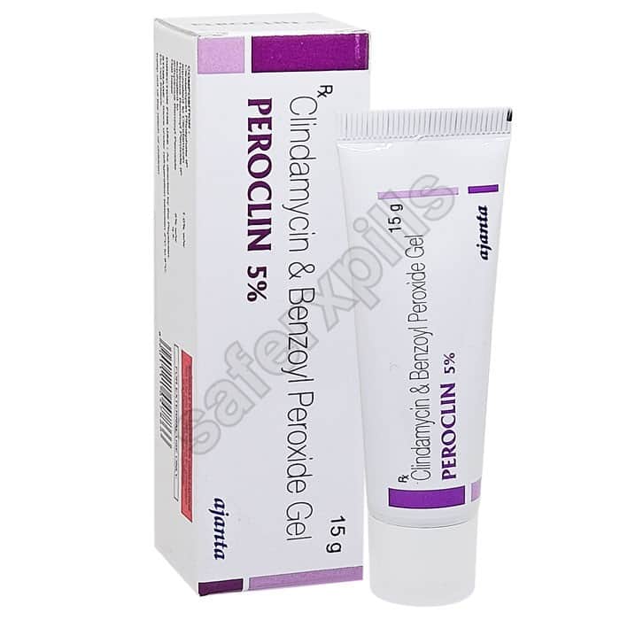 Buy Peroclin 5% Gel - Benzoyl Peroxide/Clindamycin | SafeRxPills