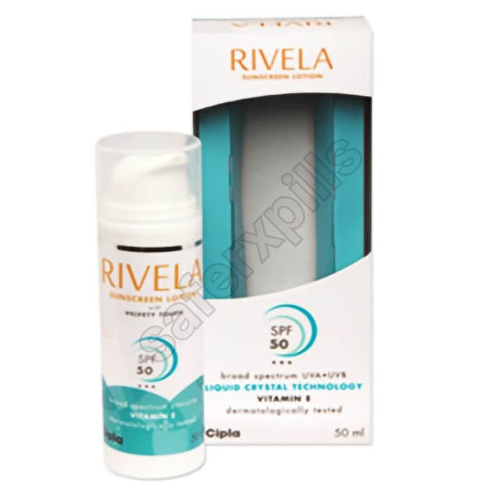 Buy Rivela SPF 50 Sunscreen Lotion - Lotion | SafeRxPills
