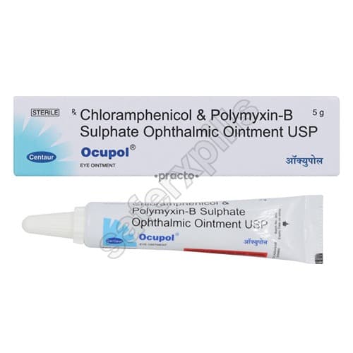 Buy Ocupol Eye Ointment - Chloramphenicol/Polymyxin B | SafeRxPills