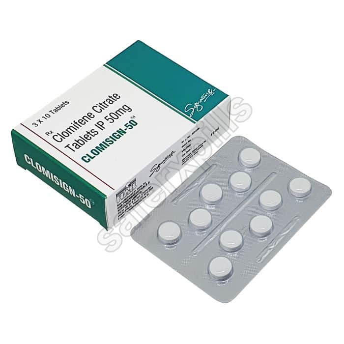 Buy Clomisign 50 - Clomiphene | SafeRxPills