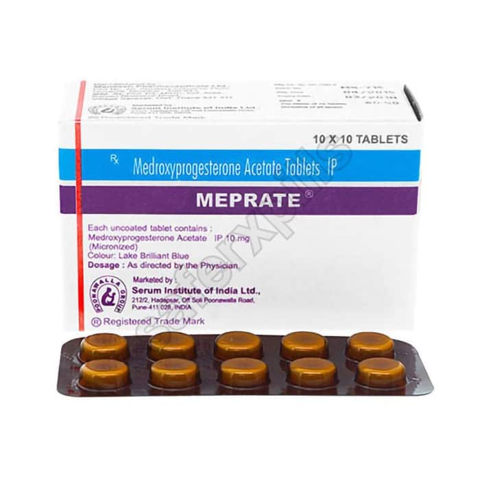 Buy Meprate 10 - Medroxyprogesterone | SafeRxPills