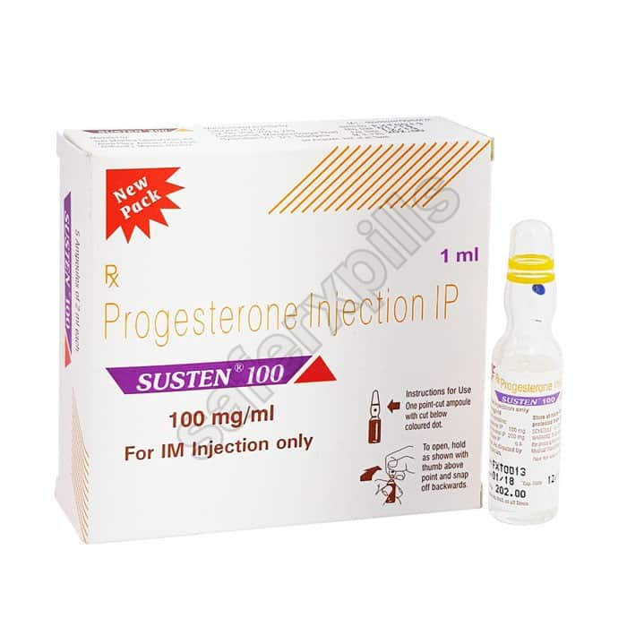 Buy Susten 100mg Injection - Progesterone | SafeRxPills