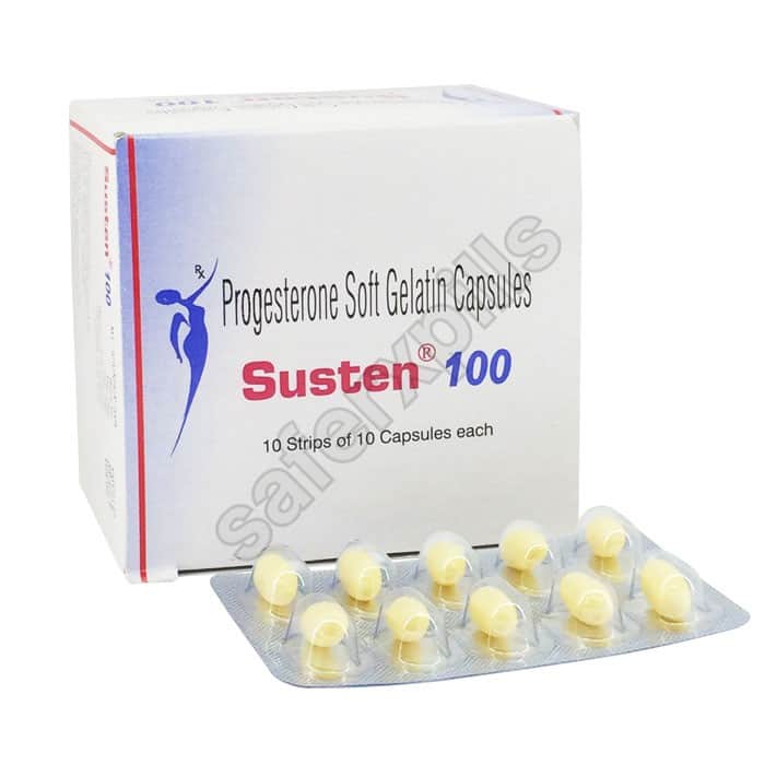 Buy Susten 100mg Softgel Capsule - Progesterone | SafeRxPills