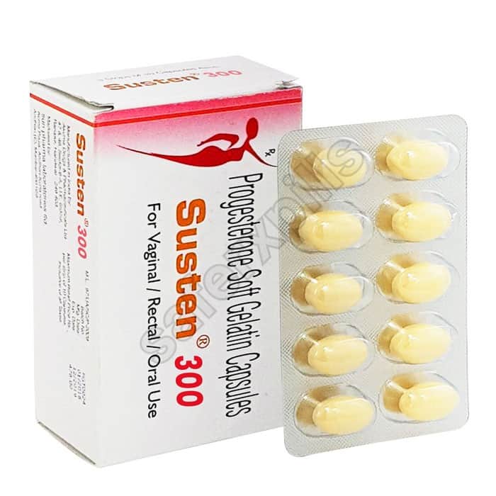 Buy Susten 300mg Softgel Capsule - Progesterone | SafeRxPills