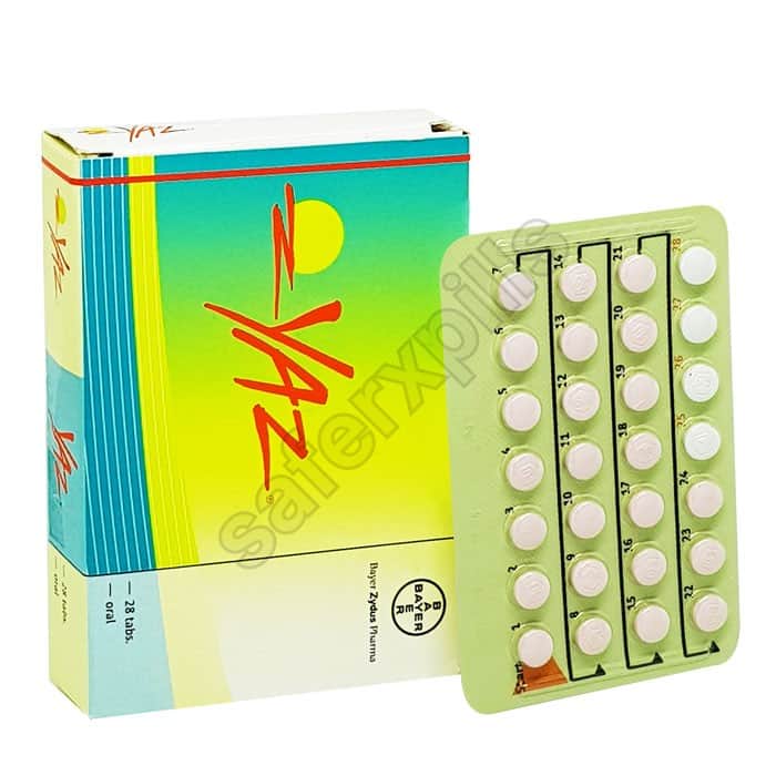Buy Yaz - Drospirenone/Ethinylestradiol | SafeRxPills