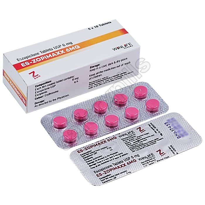 Buy ES Zopimaxx 6mg (Eszopiclone) online | SafeRxPills
