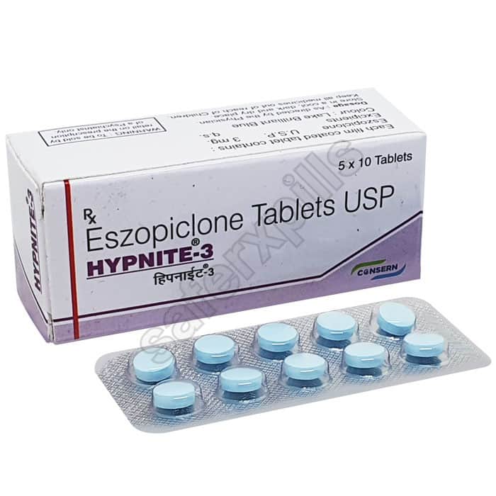Buy Hypnite 3mg (Eszopiclone) online | SafeRxPills