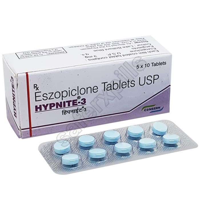 Buy Hypnite 3mg (Eszopiclone) online | SafeRxPills