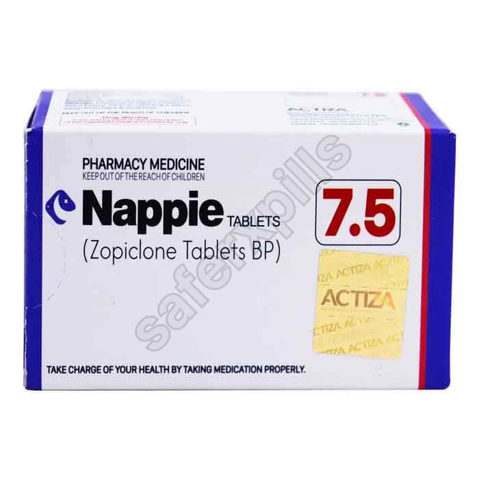 Buy Nappie 7.5mg (Zopiclone) online | SafeRxPills