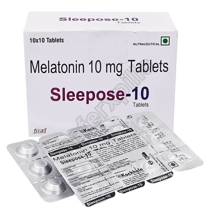 Buy Sleepose 10mg (Melatonin) online | SafeRxPills