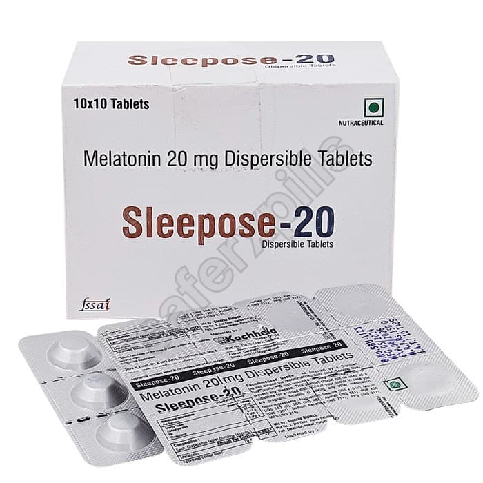 Buy Sleepose 20mg (Melatonin) online | SafeRxPills