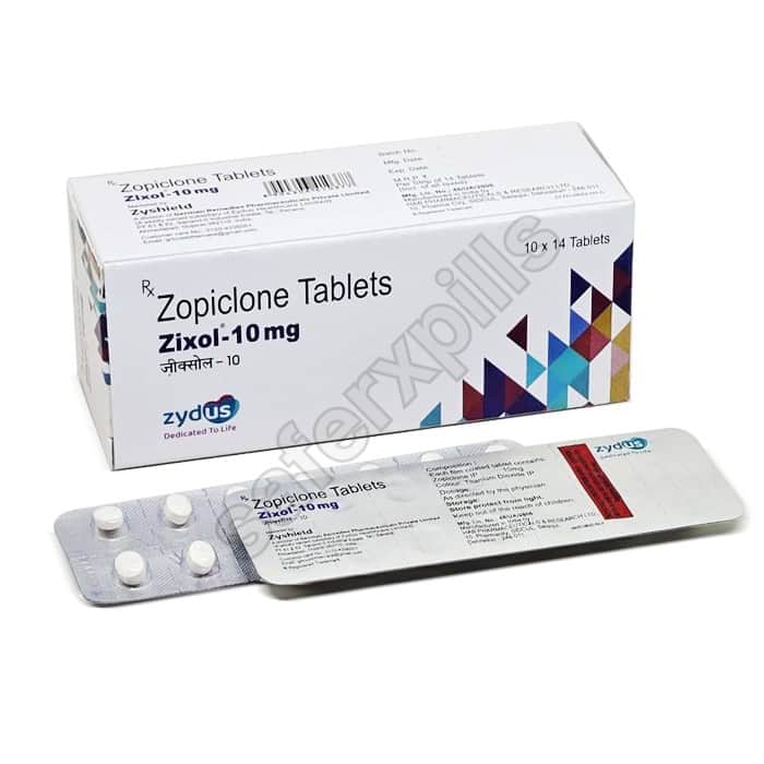 Buy Zixol 10mg (Zopiclone) online | SafeRxPills