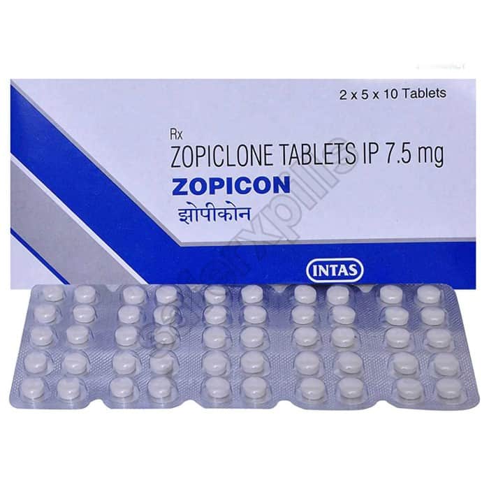 Buy Zopicon 7.5mg (Zopiclone) online | SafeRxPills